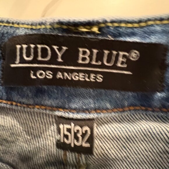 Judy Blue Women Denim Fringed Side Medium Wash Jeans15/32 - Picture 6 of 10